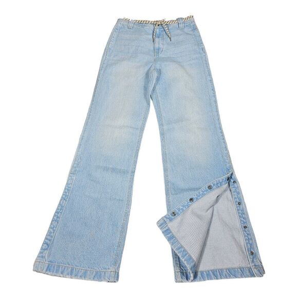 KanCan High Rise Long / Wide Leg / Flare Jeans, 7/27, Sophia’s Snap Side - Picture 3 of 10